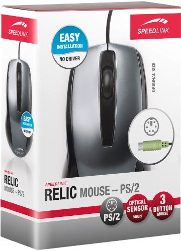 Speedlink (B-WARE) Relic 3-Tasten-Maus mit PS/2 Anschluss