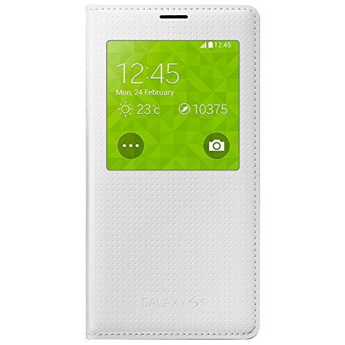 Samsung Flip Cover mit Sichtfenster in weiß für Samsung Galaxy S5 Samsung Flip Cover mit Sichtfenster in weiß für Samsung Galaxy S5