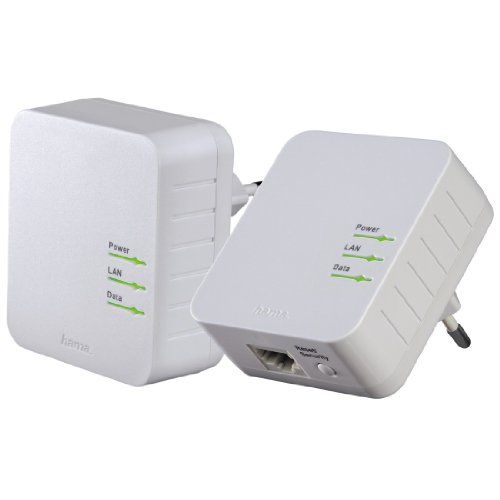 Hama 53184 Mini Powerline Adapter Set (500Mbps)