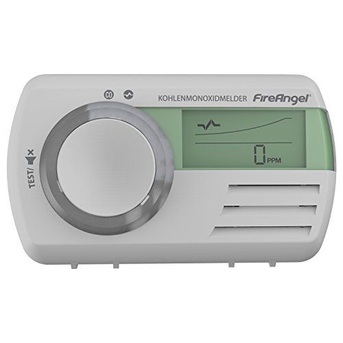 FireAngel CO-9 DE CO-Melder Digitaler Kohlenmonoxidmelder Weiß