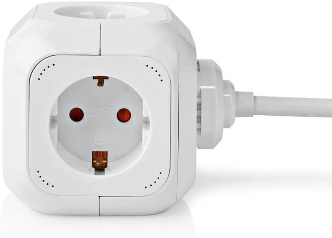 Vivanco 4-fach Steckdosenwürfel mit 2er USB Steckdosenleiste Vivanco 4-fach Steckdosenwürfel mit 2er USB Steckdosenleiste