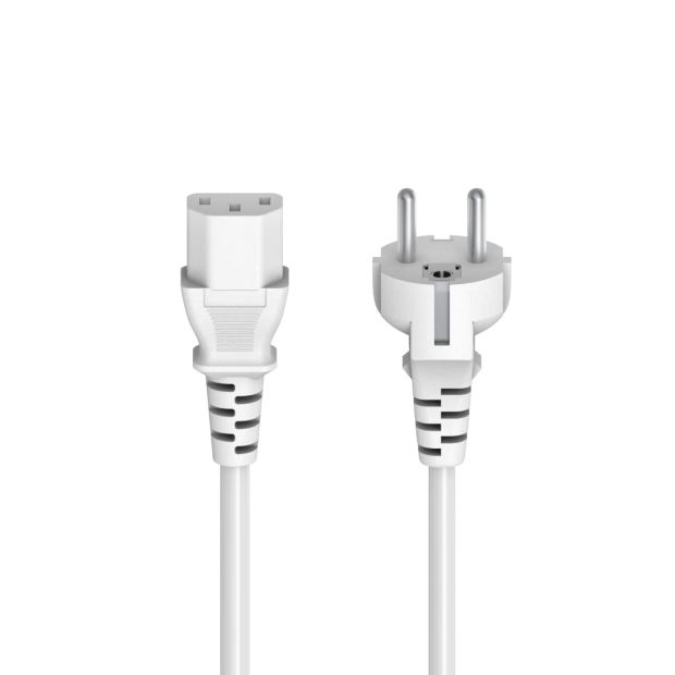 Hama Netzkabel  3-polig mit Schutzkontaktstecker Kaltgerätekabel 5m 