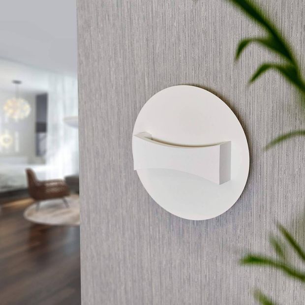 Eco Light LED-Wandleuchte Avellino 6 W Durchmesser 18 cm IP20