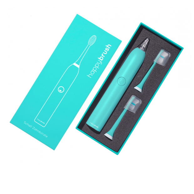 Happybrush Schallzahnbürste elektrische Schall Zahnbürste + Happybrush Zannpasta 