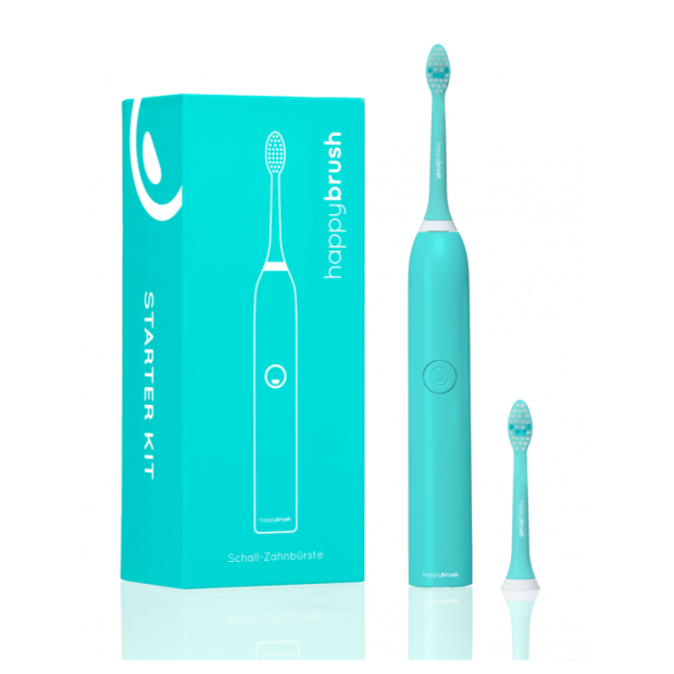 Happybrush Schallzahnbürste elektrische Schall Zahnbürste + Happybrush Zannpasta 