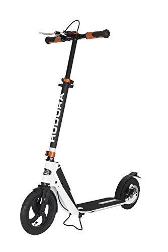 HUDORA Big Wheel Air Dual Brake Luftreifen-Scooter Tret-Roller City Scooter