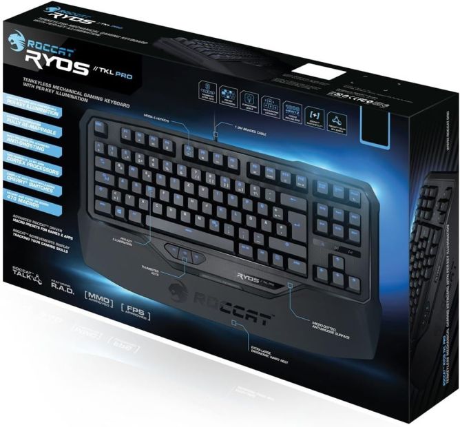 Roccat Mechanische Gaming-Tastatur Tenkeyless Pro UK Layout [B-WARE]