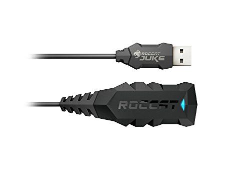 ROCCAT (B-WARE) Juke Virtuelle 7.1 + USB Stereo Soundkarte und Headset Adapter 