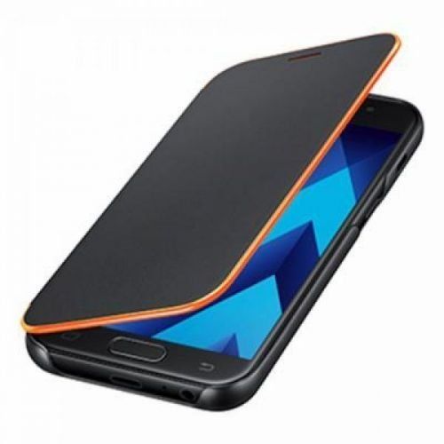 Samsung Neon Flip Cover für Galaxy A5 Schwarz Tasche Samsung Neon Flip Cover für Galaxy A5 Schwarz Tasche