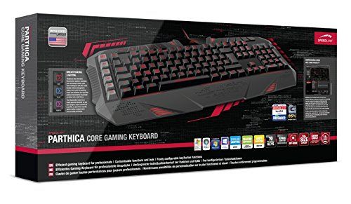 Speedlink PARTHICA Gaming Keyboard USB Gaming Tastatur US LayOut
