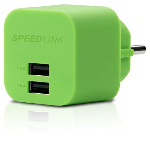 Speedlink (B-WARE) Turax Steckdosen-Ladegerät mit zwei USB-Anschlüssen Speedlink (B-WARE) Turax Steckdosen-Ladegerät mit zwei USB-Anschlüssen