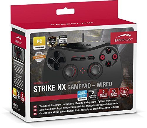 Speedlink (B-WARE) Gamepad für PC / Computer - Strike NX Gaming Controller 1,8m Speedlink (B-WARE) Gamepad für PC / Computer - Strike NX Gaming Controller 1,8m