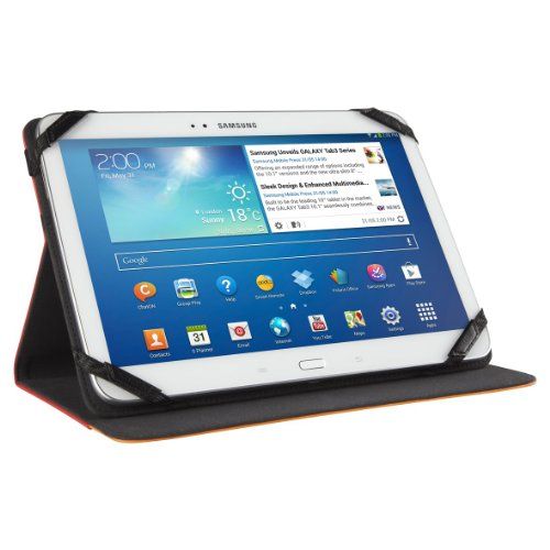 Targus Folioständer Galaxy Tab 4 10.1" Tasche - Rot/Schwarz