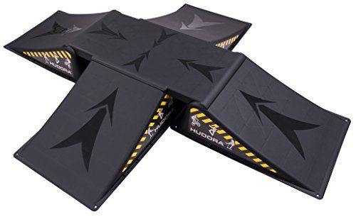 HUDORA Skateboard Skater Rampe Schwarz 5-teilig