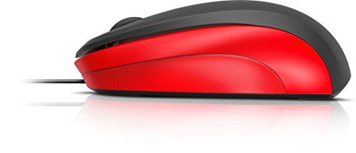 Speedlink (B-WARE) Robuste 3-Tasten-Maus - LEDGY Mouse USB schwarz-rot