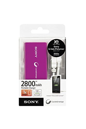 Sony CP-V3V Portable Charger 3000 mAh Ladegerät Lila