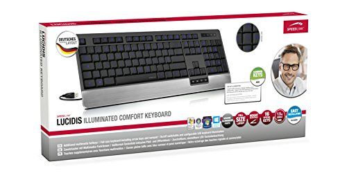 Speedlink (B-WARE) LUCIDIS Comfort Illuminated Keyboard DE-Layout Speedlink (B-WARE) LUCIDIS Comfort Illuminated Keyboard DE-Layout