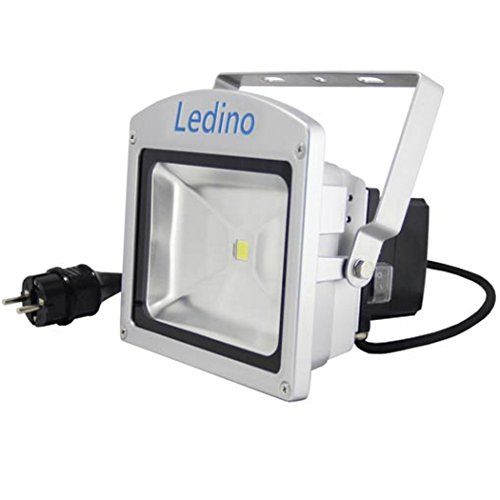 Ledino 10 W LED-Strahler Anti-Panikbeleuchtung Kaltweiß Ledino 10 W LED-Strahler Anti-Panikbeleuchtung Kaltweiß
