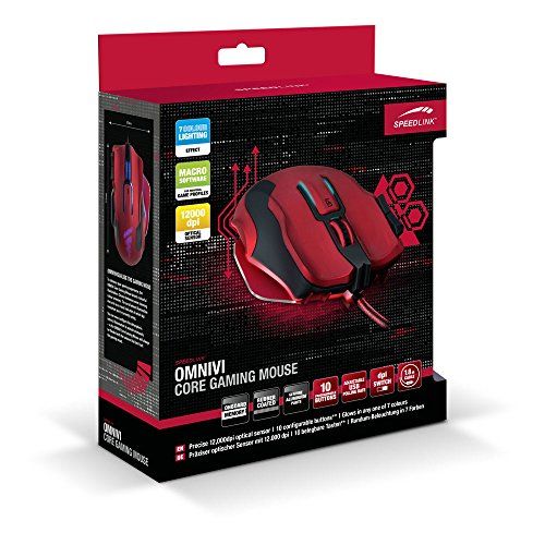 Speedlink Omnivi Core Gaming Mouse (B-WARE) Programmierbare Gamer Maus für PC Speedlink Omnivi Core Gaming Mouse (B-WARE) Programmierbare Gamer Maus für PC