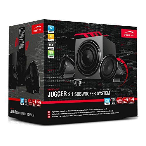 Speedlink (B-WARE) Jugger 2.1-Lautsprechersystem schwarz