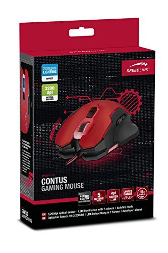 Speedlink (B-WARE) 5-TastenGamer Maus für PC / Computer - Contus Gaming Mouse Speedlink (B-WARE) 5-TastenGamer Maus für PC / Computer - Contus Gaming Mouse