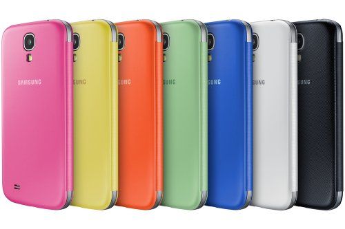 Samsung S View Hülle Schutzhülle Premium Cover für Galaxy S4 - Gelb