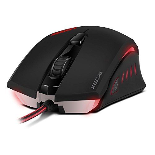 Speedlink (B-WARE) 5-Tasten Gamer Maus für PC / Computer - Ledos Gaming Mouse USB 