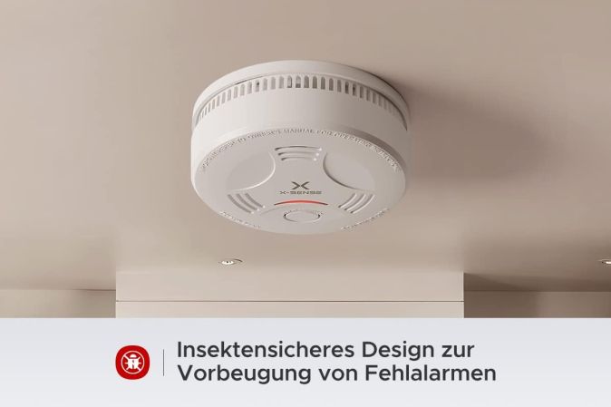 X-Sense SD11 Rauchmelder Brandmelder 85dB mit Magnethalter