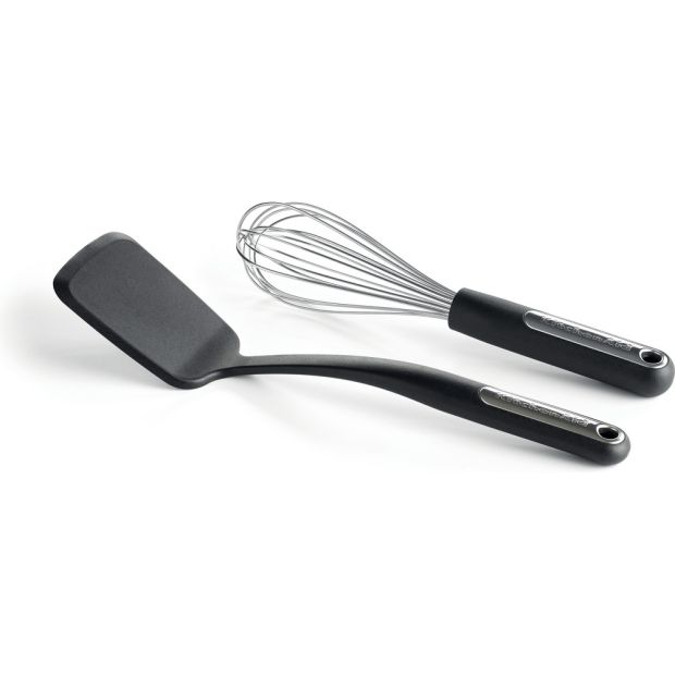 KitchenAid 2tlg Schneebesen + Pfannenwender Wender Pfanne Rührbesen 