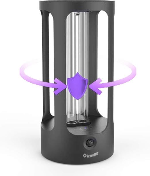 IconBIT U LIGHT UV Lampe 20W Sterilisationslampe Bewegungssensor