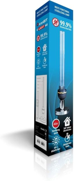 IconBIT U LIGHT UV-Lampe 40W Multifunktional Sterilisationslampe Desinfektionlampe IconBIT U LIGHT UV-Lampe 40W Multifunktional Sterilisationslampe Desinfektionlampe