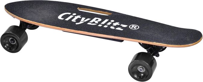 CityBlitz CB013 Black-wood E-Skateboard 83 mm 350 W