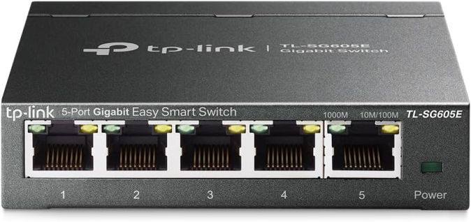 TP-Link TL-SG605E 5 Ports Smart Gigabit Netzwerk Switch Verteiler [B-WARE]
