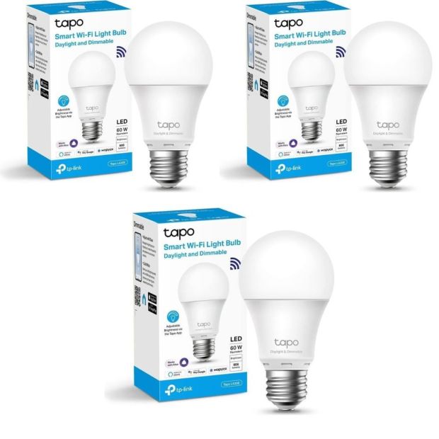 TP-Link Tapo L520E Smart Lampe E27 WiFi Birne 8.7W 3ER PACK [B-WARE]