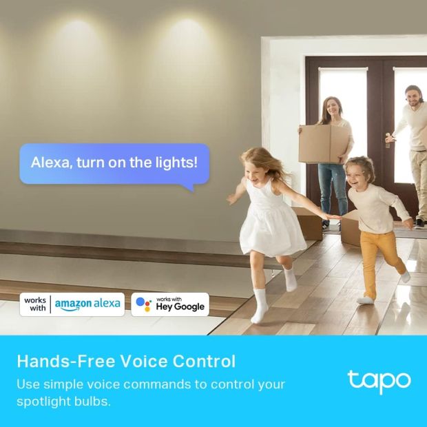 TP-Link Tapo L610 Smart WLAN Strahler GU10 2.9W Lampe dimmbar Leuchtmittel [2er] [B-WARE]