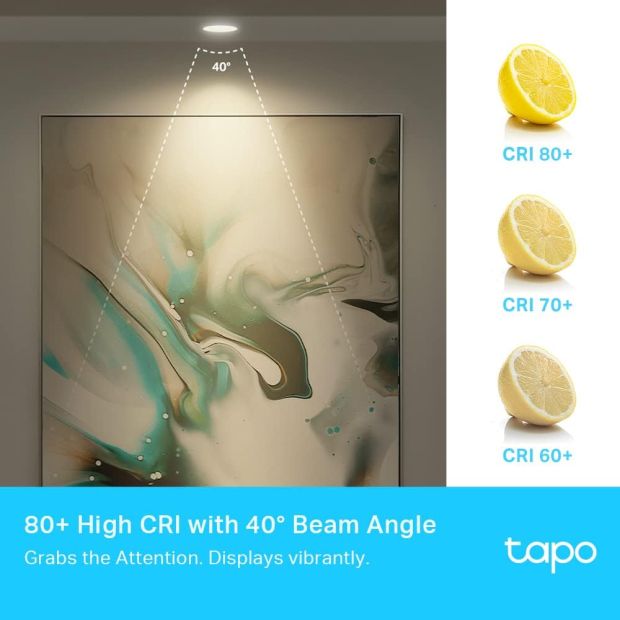 TP-Link Tapo L610 Smart WLAN Strahler GU10 2.9W Lampe dimmbar Leuchtmittel [2er] [B-WARE]