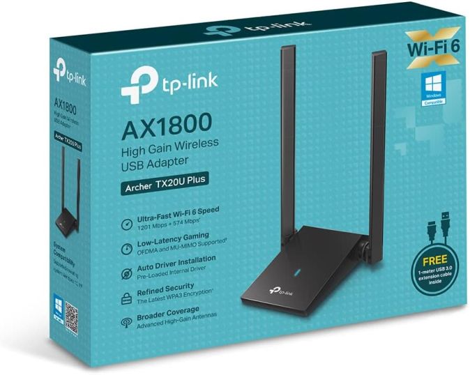 TP-Link Archer TX20U Plus AX1800 WLAN Stick WiFi 6 Dual Band [B-WARE]