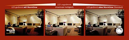 Philips LED WarmGlow Lampe 5 W warmweiß Reflektor Dimmbar Leuchtmittel