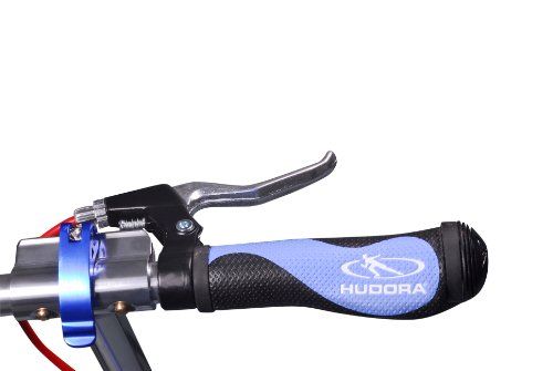 HUDORA Big Wheel Air Dual Brake Luftreifen-Scooter Handbremse Tret-Roller
