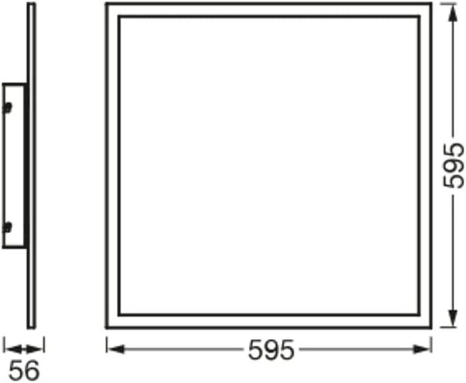 LEDVANCE LED WiFi Deckenleuchte 40W 60x60 cm Wandleuchte dimmbar RGB LEDVANCE LED WiFi Deckenleuchte 40W 60x60 cm Wandleuchte dimmbar RGB