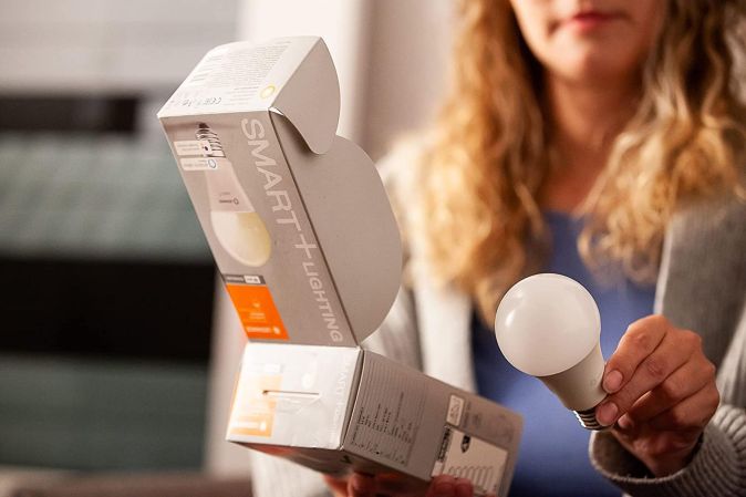 Ledvance LED Lampe E27 Smart Wifi dimmbar Glühbirne 60W