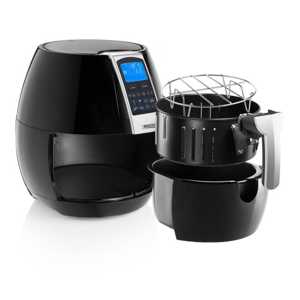PRINCESS Heißluftftritteuse digital 3,2l XL Fritteuse 1500W Airfreyer PRINCESS Heißluftftritteuse digital 3,2l XL Fritteuse 1500W Airfreyer