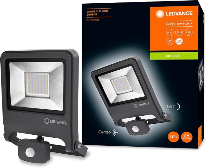 Ledvance LED Fluter Bewegungsmelder Strahler Außen 50W 