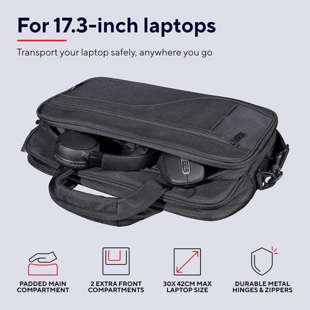 Trust Laptop Tasche 17.3 Zoll Notebooktasche Sydney Öko Reise Umhängetasche