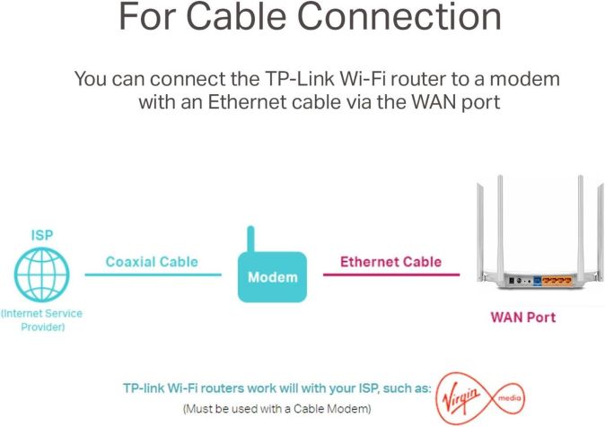 TP-Link Archer C50 Dualband WLAN Router 300 Mbit / 867 Mbit