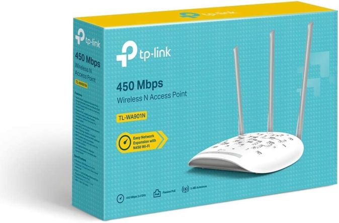 TP-Link TL-WA901N Wireless Access Point Repeater 450Mbit/s Wlan Router [B-WARE]