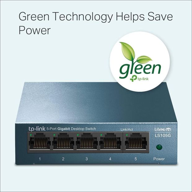 TP-Link TL-LS105G 5 Port Gigabit Netzwerk Switch Ethernet LAN Verteiler [B-WARE]