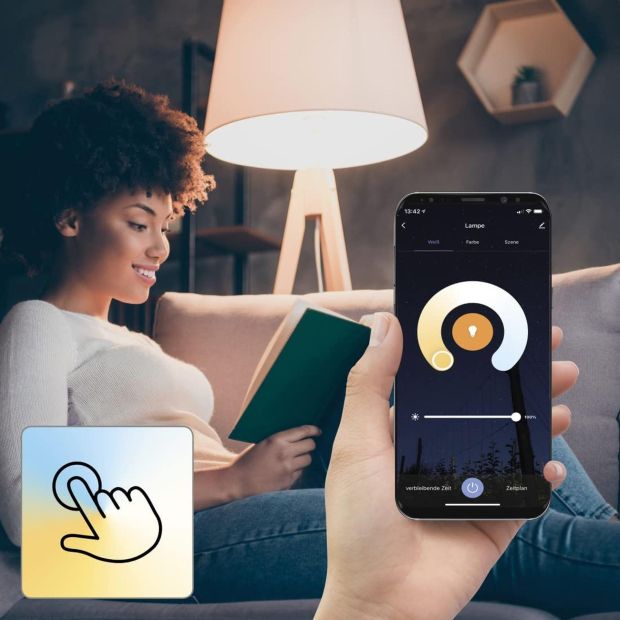 Hama Smart LED Leuchtmittel GU10 RGBW Lampe WLAN 5,5W Hama Smart LED Leuchtmittel GU10 RGBW Lampe WLAN 5,5W