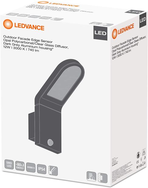 LEDVANCE OUTDOOR FACADE EDGE LED Fassadenleuchte Leuchte Warmweiß 