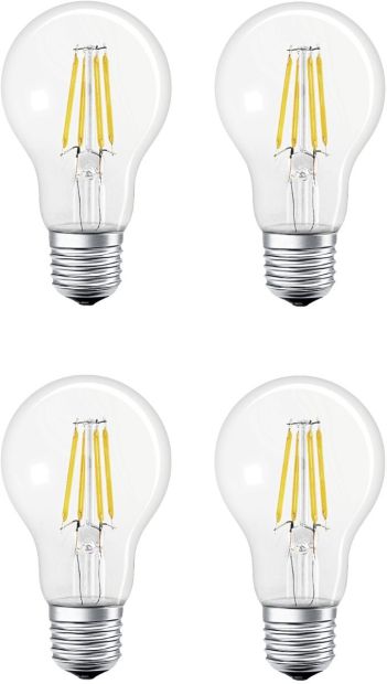 LEDVANCE Volks-Licht E27 Smart+ LED Lampe 6W dimmbar Bluetooth [ 4ER-PACK ]